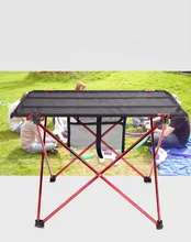 Express Free Shipping Aluminium Alloy Picnic Table Waterproof Ultra-light Durable Folding Table Desk For Outdoor Camping Picnic
