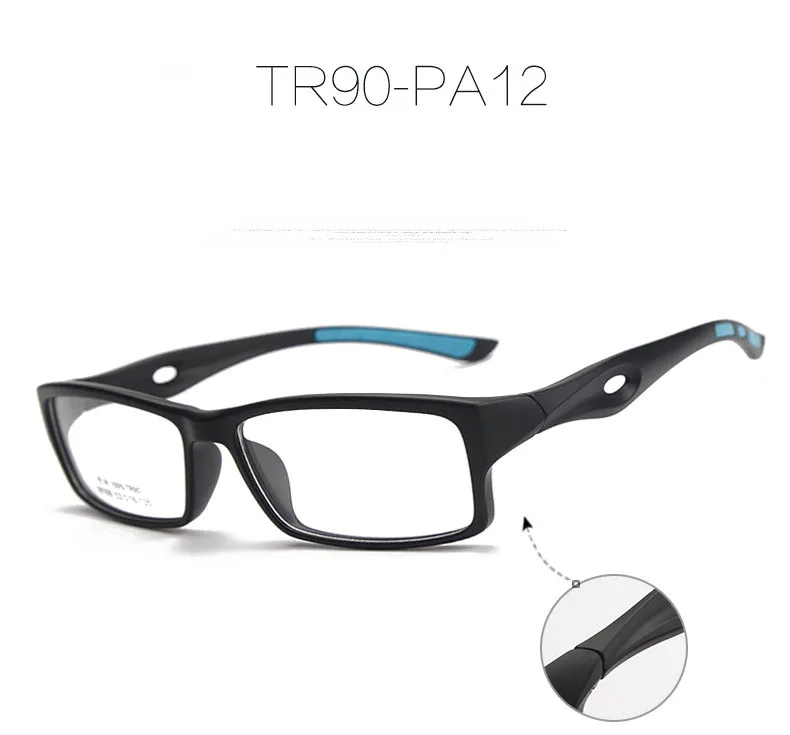 Очки для компьютера, очки с оправой для мужчин Для женщин Близорукость очки для сцены tr90 голубые зеркальные линзы в серебристой покрытие антибликовое Очки
