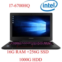 P6-08 16G DDR4 RAM 256G SSD 1000G HDD i7 6700HQ AMD Radeon RX560 NVIDIA GeForce 4G 15.6 gaming laptop"