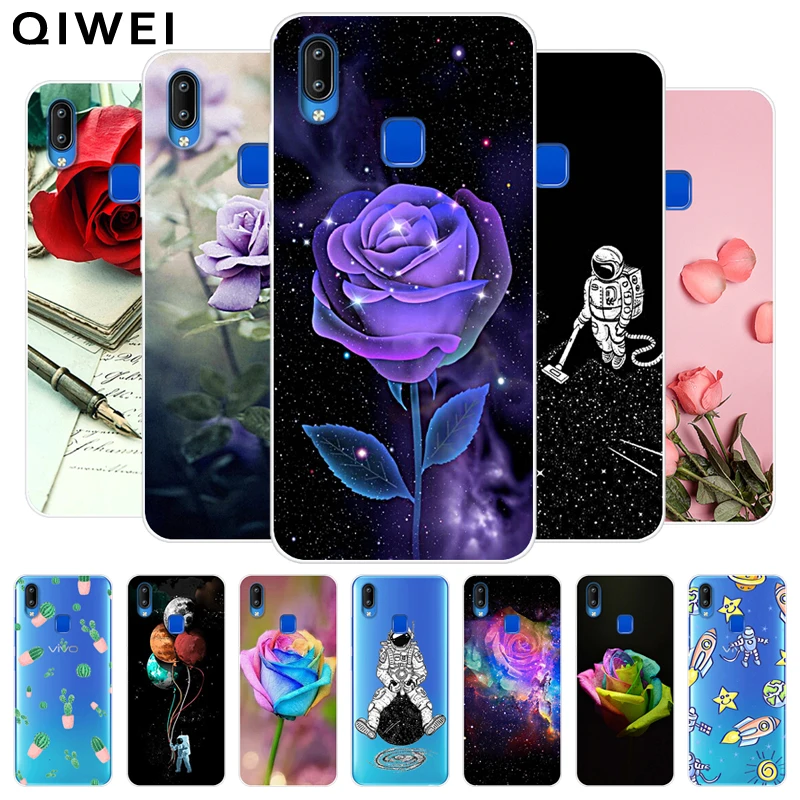 

6.22" Cover For VIVO Y95 Y91 Case Flowers Cactus Soft TPU Silicon Phone Cases For Vivo Y95 Y 95 Y 91 V1807 Back Cover Case Funda
