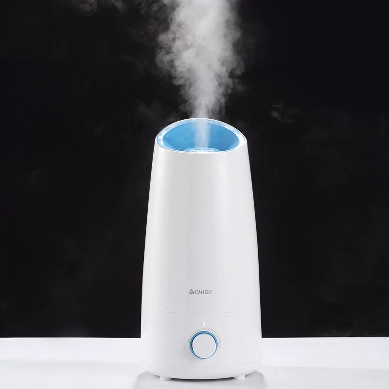 

Pescod Automatic Power Off Ultrasonic Humidifier Mute Air Purifier 4.0L Office Mini Aroma Mist Making Machine Without Radiation