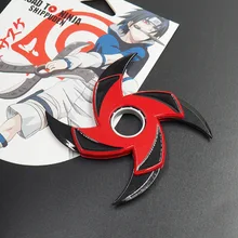 Наруто Sharingan Складной поворотный сюрикен, вращающиеся дротики, cos Реквизит, аниме оружие Модель игрушки, игрушечный нож