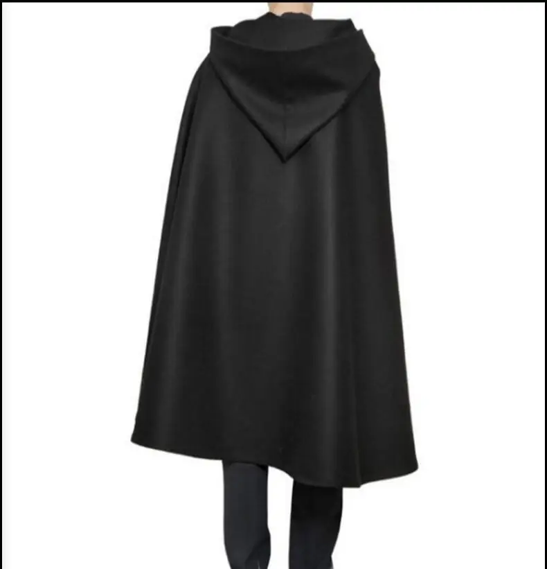 S~ 5XL! новая мужская одежда Плюс Размер Свободный плащ индивидуальное пальто из длинного шерстяного пальто костюмы певицы