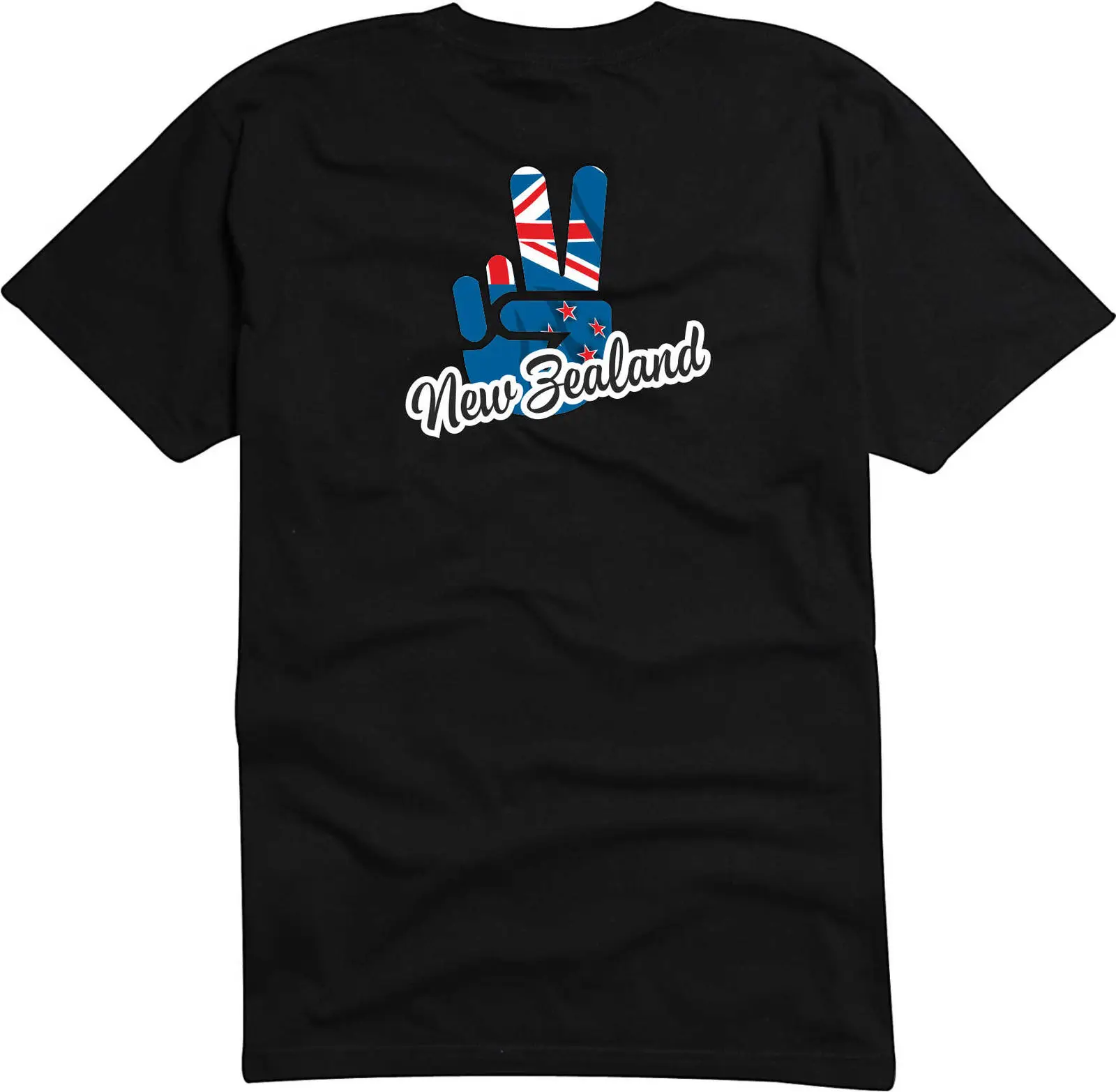 2019 модная одежда с круглым вырезом Men - Jdm / Die Cut-Flag-Новая Зеландия-Victory оптовая