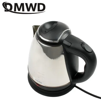 

DMWD 1.2L Electric Kettle Hot Water Heating Pot Travel Cook Boiler Cup Mini Portable Stainless Steel Boiling Teapot 110V US Plug