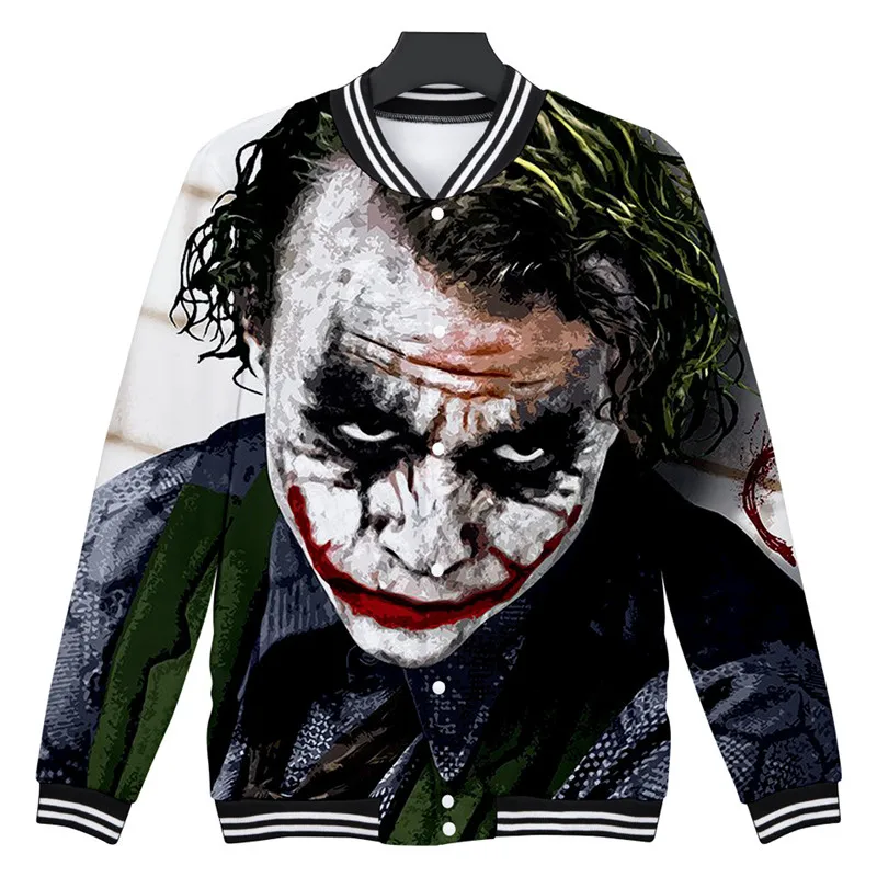 

Manles Batman Joker 3D Jackets Costume Man Dark Knight Only Coat Shirt Halloween Cosplay