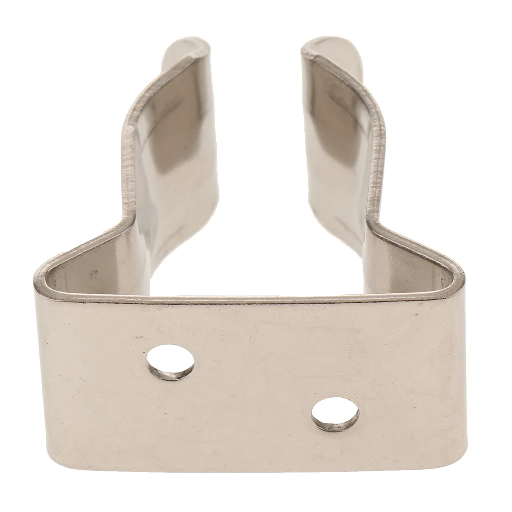 304 Stainless Steel Tube Holder Boat Hook Spring Clamp Holder Bracket Clip, Marine Spring Clip Oxidation Resistance