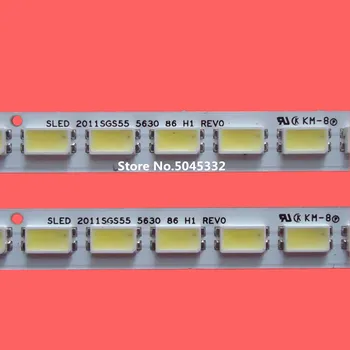 

617mm LED Backlight Lamp strip 86leds For LCD TV Samsung LTA550HQ14 SSL550-3E2A
