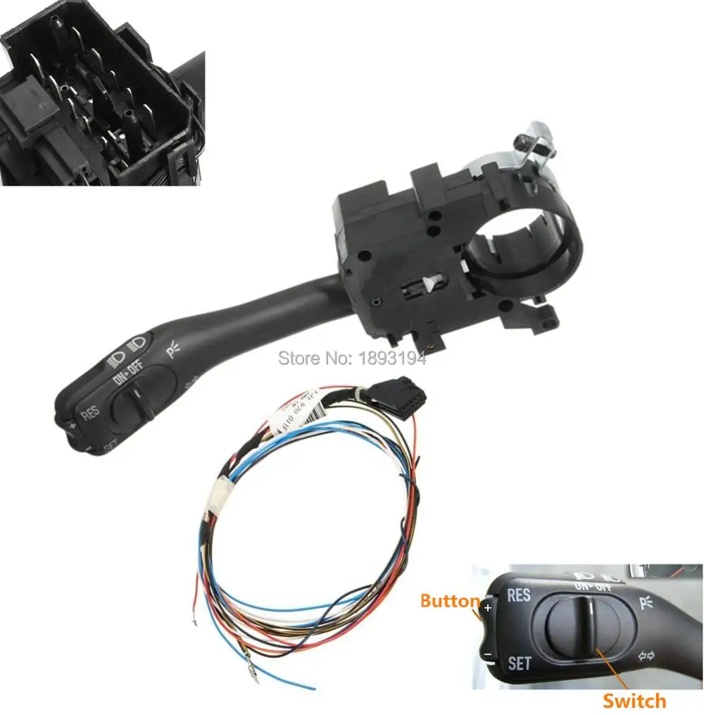 Подлинная система круиз-контроля stealk + Harness 18G 953 513 A для VW Golf/ Jetta/ Passat B5/ Beetle Skoda Superb/