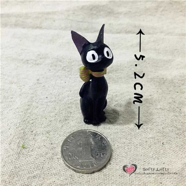 Kikis Black Cat Mini Figures - 6