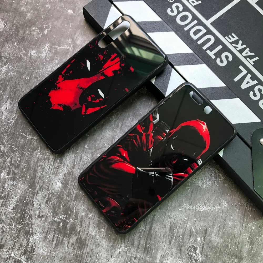 Чехол для huawei P20 Pro, чехол из закаленного стекла Deadpool для huawei P10 Pro, чехол для телефона huawei mate 10 20 lite v9 v10