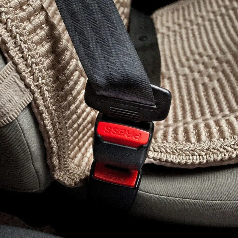 3 Color 1Pc Car Seat Belt Clip Extender Safety Seatbelt Lock Buckle Plug Thick Insert Socket