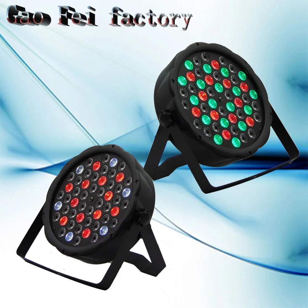 

2pcs/LOT 54x3W LED par light DMX 8 Channels LED Par Can for Party KTV Disco DJ