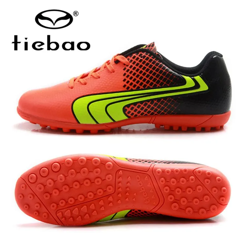 TIEBAO Brand Soccer Shoes Tf Turf Soles Teenagers Football Shoes Sport