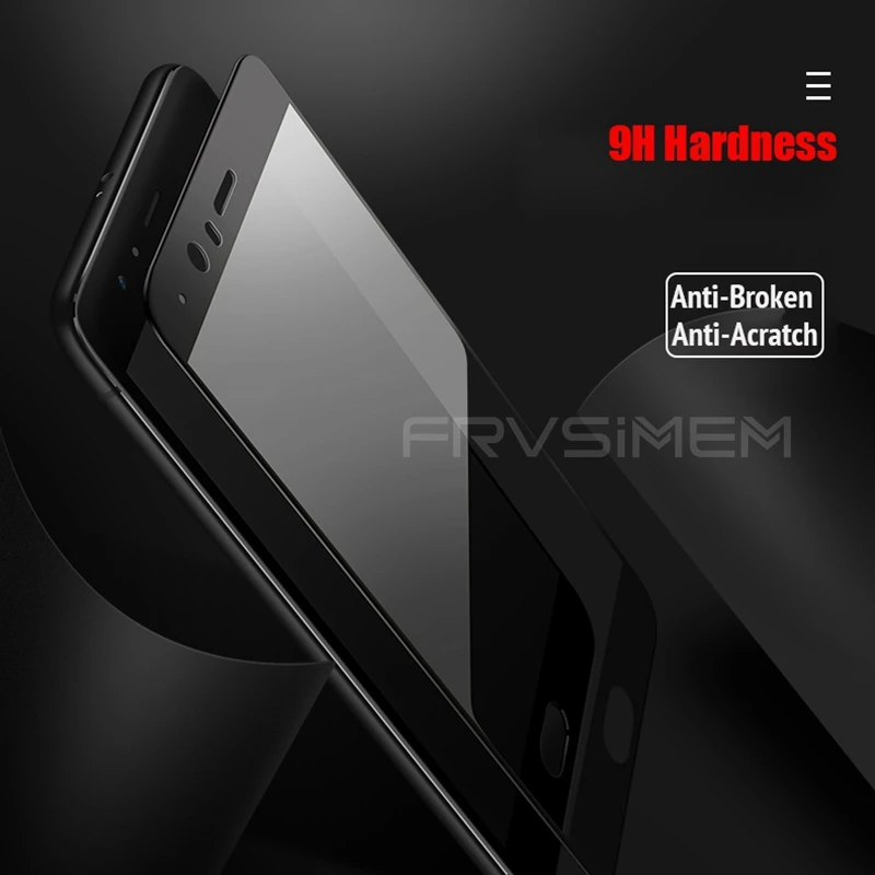 Frvsimem полное покрытие закаленное Стекло для Huawei P8 Lite 2017 P10 P9 Honor 6C 6X8 9 Экран