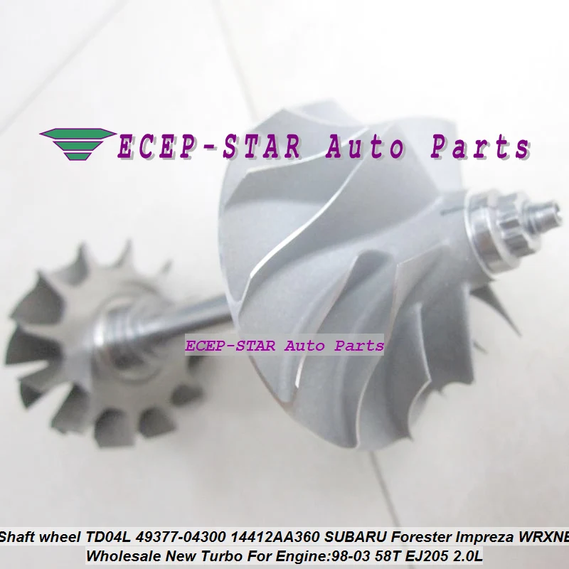 ph Turbo rotor assembly shaft wheel TD04L-13T-6 49377-04300 14412-AA360 For SUBARU (1)