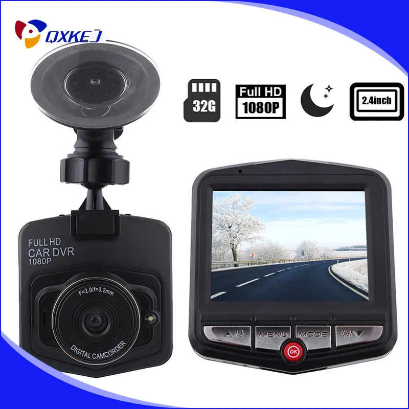 

2.4" HD LCD Car Dvr Camera Dash Cam 1080p Parking Video Recorder Registrator Mini Vehicle Camcorder G-sensor night vision