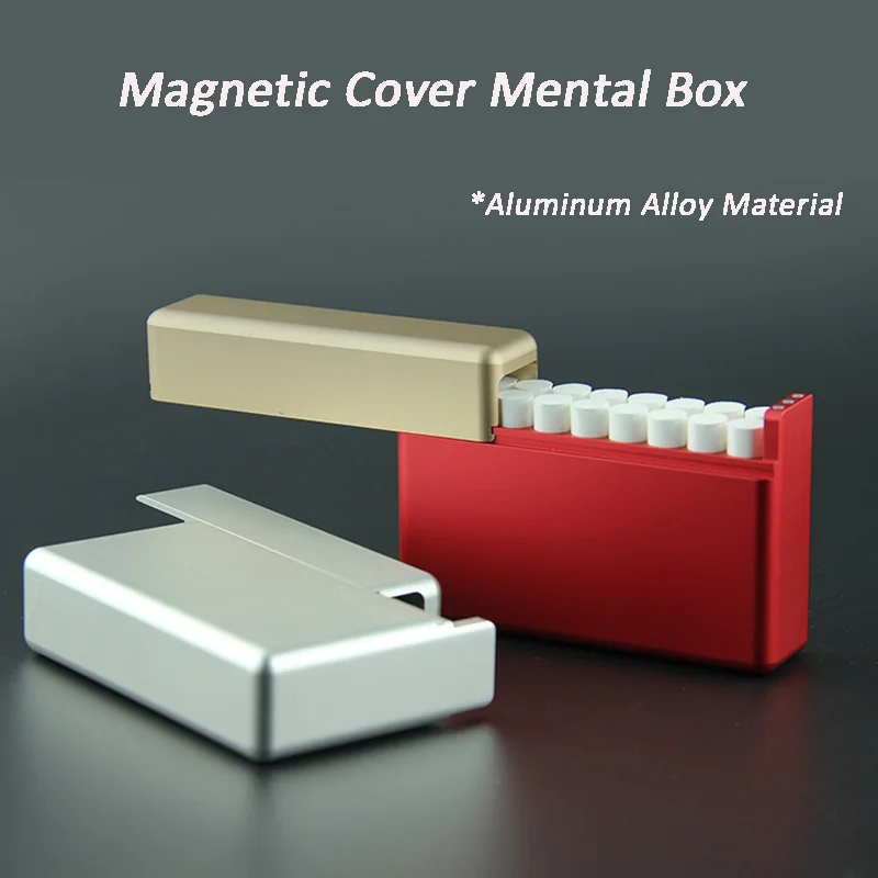 

18 Holes Protective Sleeve Aluminum alloy Cigarette Case For IQOS Cigarette Storage Box Holder Case Mental Box