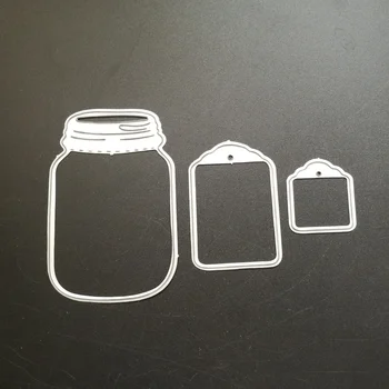 

Wishing Bottle Set Metal Cutting Dies Stencils for DIY Scrapbooking/photo album Decorative Embossing DIY Paper Cards