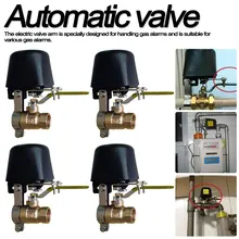DC8V-DC16V Автоматический манипулятор запорный клапан для сигнализации отключение газа водопровод устройство безопасности для кухни и ванной комнаты