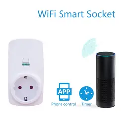 Wi-Fi Smart Plug приложение телефон Управление Мощность разъем таймер для эхо ALEXA GOOGLE практические Дизайн Лидер продаж челнока