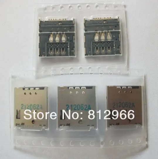 10 шт./лот оригинальный новый считыватель sim-карт для Motorola MOTO XT890 XT907 XT910 XT912 разъем