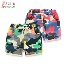 Модные камуфляжные шорты для маленьких мальчиков и девочек спортивные штаны для малышей Новая летняя хлопковая детская одежда повседневные шорты для мальчиков