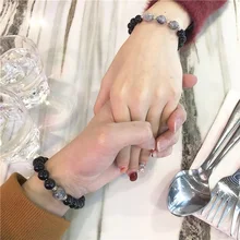 Couple magnetic force/Bracelet/beads//natural stone/distance/bracelets for women men jewelry customized lover romantic gifts