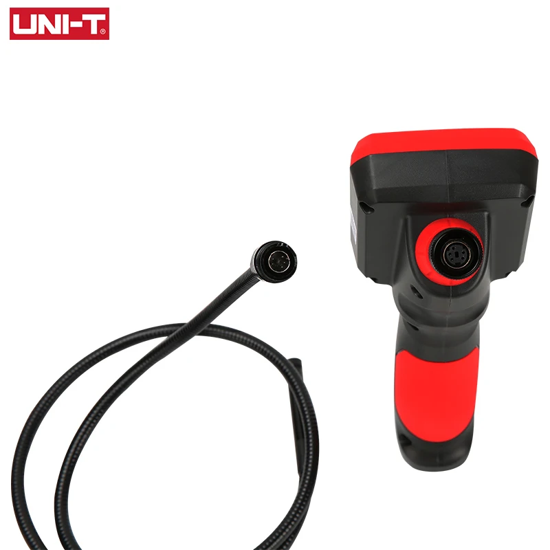UNI-T UT665 Industrial Snake Borescope Professional Handheld 2.4 Inch Endoscope IP67 Waterproof Vedio Inspection Camera inspection camera mini endoscope camera