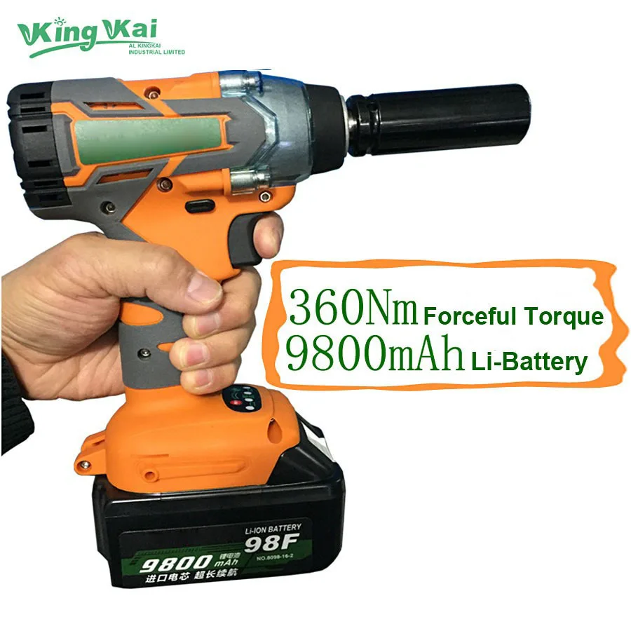Brushless Cordless Rechargeable  Lithium Battery Car Electric Wrench-004