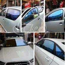 50 см* 300 см VLT75% УФ отторжение 99% Хамелеон оконный оттенок Высокое качество светильник Фиолетовый Синий ПЭТ Хамелеон Солнечный автомобильный оконный оттенок