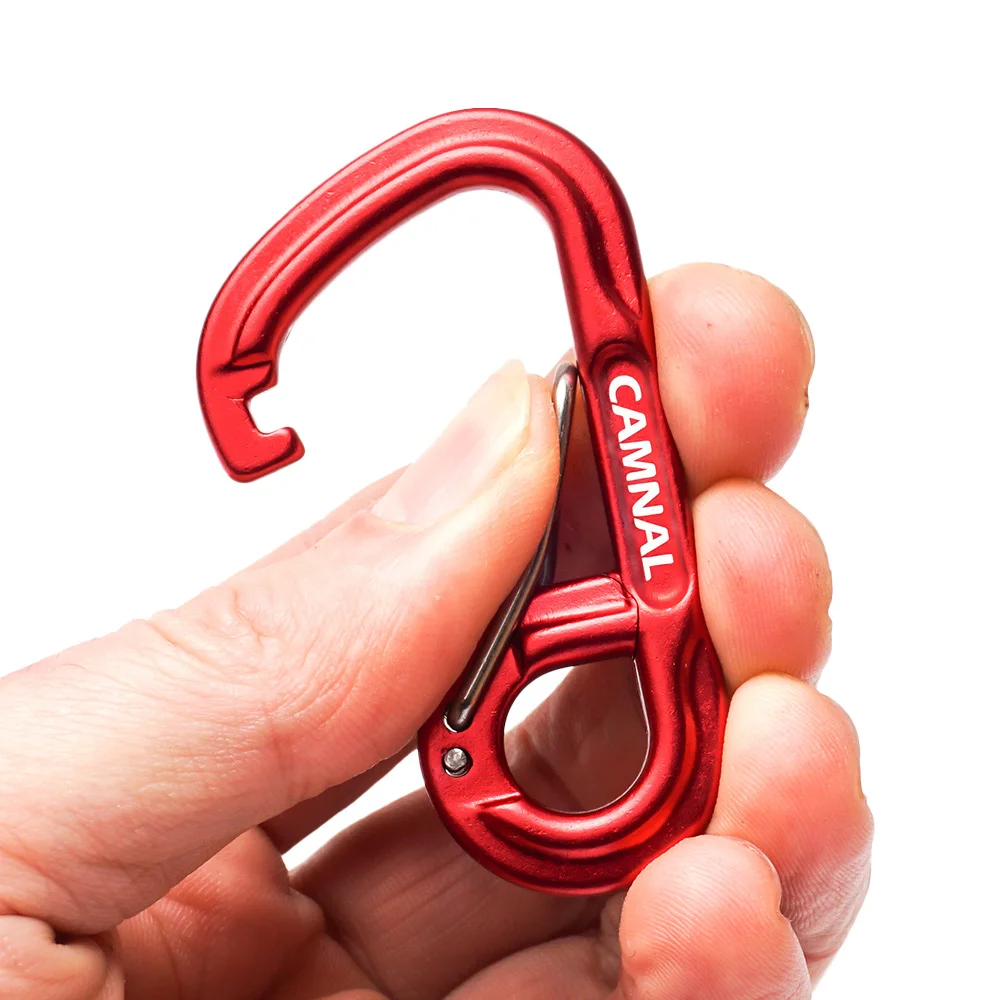 MagiDeal Lightweight Carabiners Hook Eyehole Spring Backpack Clasps Keychain Carabiner Clip Keychain Hook 
