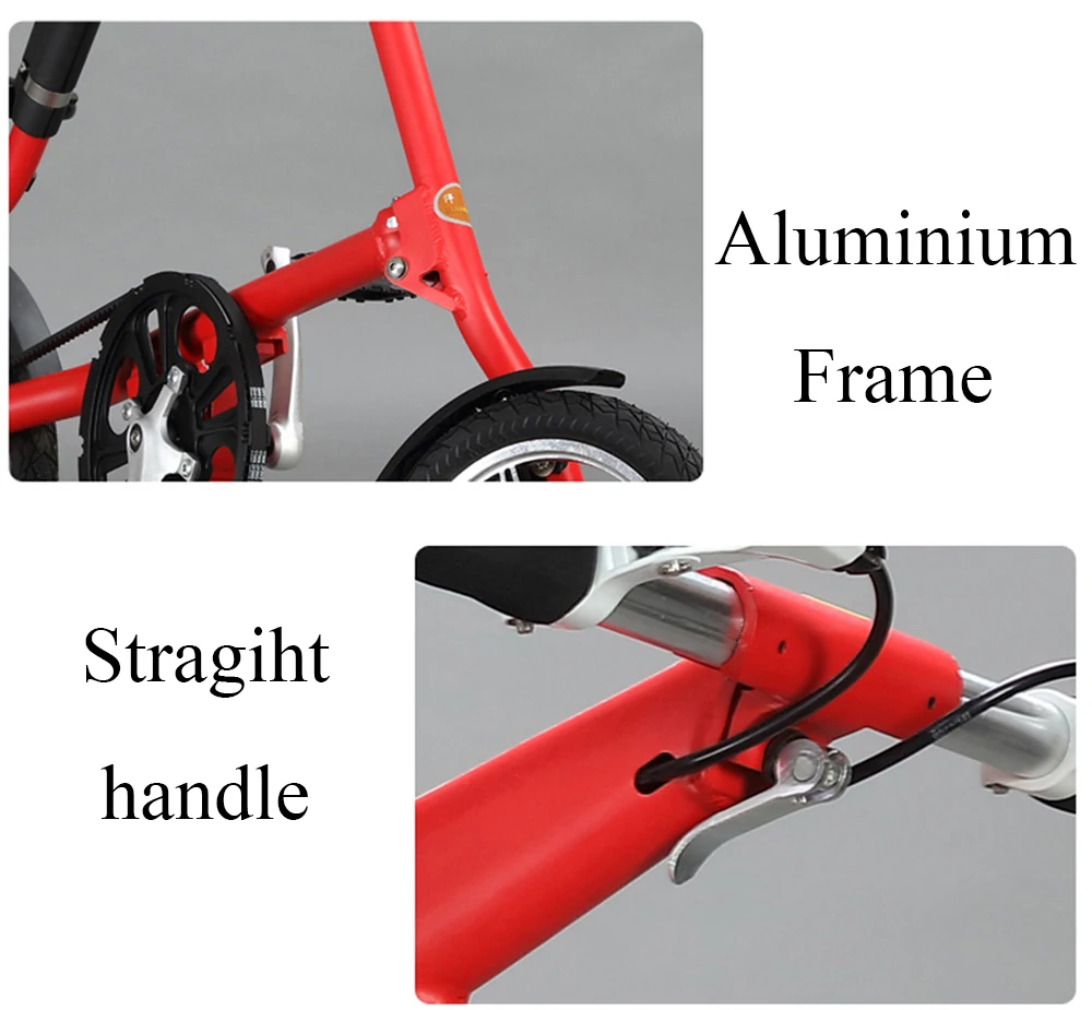 Flash Deal Road Bicycle Folding Bike 16 inch 14 inches bike wheel ,BXW  Complete Road Bike, Retro frame plating frameType 12