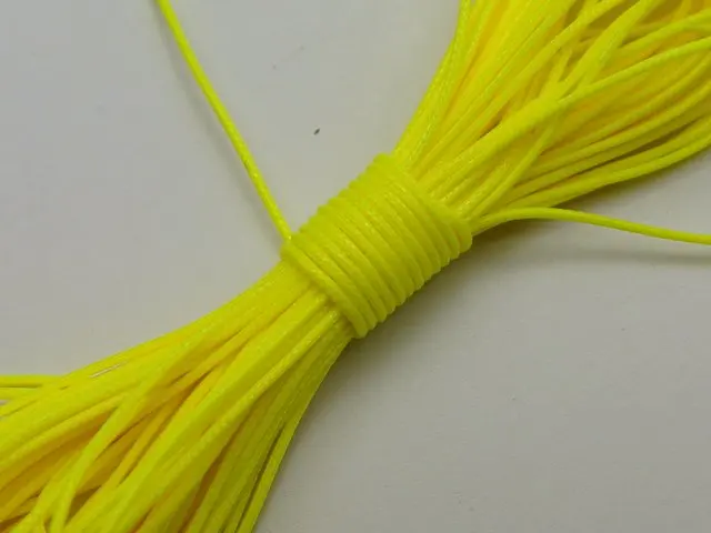 100 ярдов неоновый желтый корейский вощеный шнур нить 1 мм для браслета ожерелье