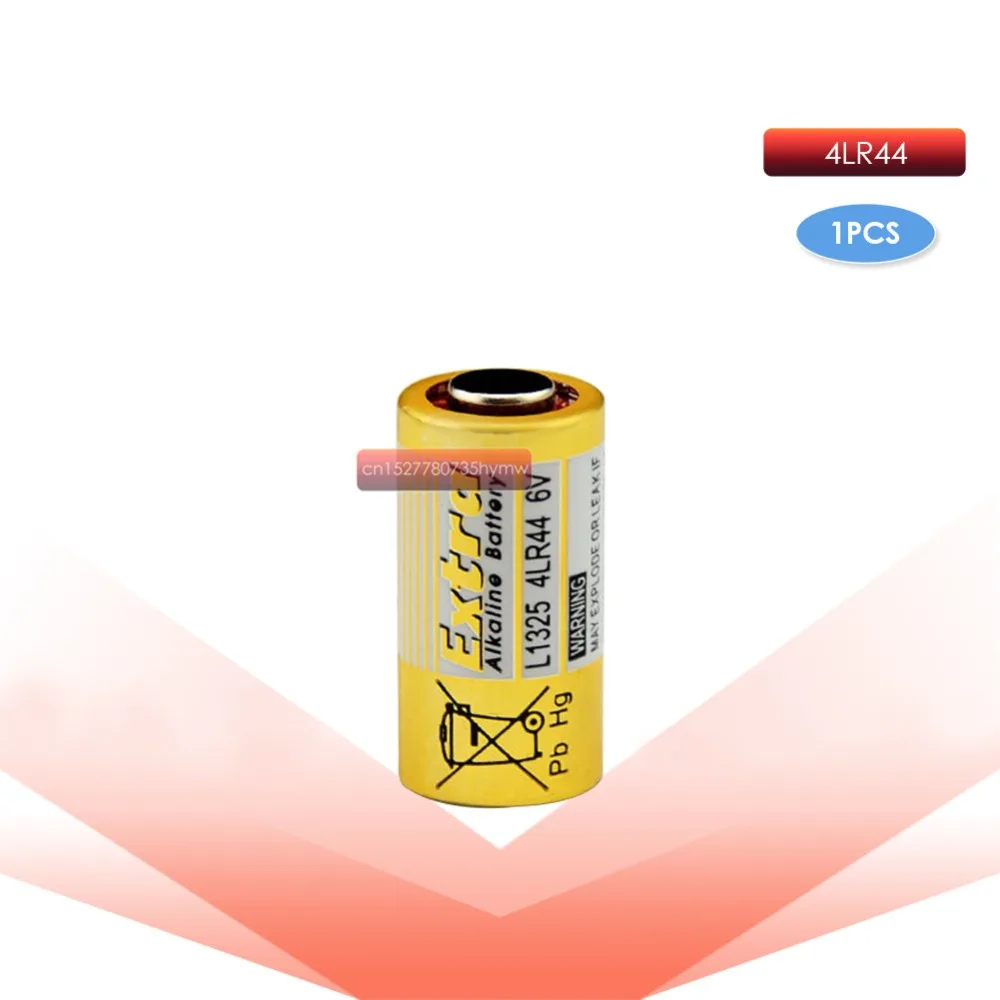 

1pc 4LR44 6V Dry Alkaline Batteries for Dog Training Shock Collars A544V 4034PX PX28A L1325 4AG13 544 4A76 Camera Battery