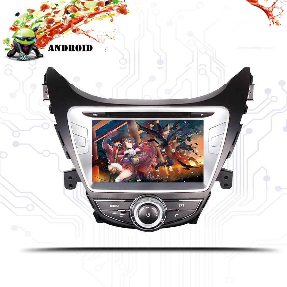 Cheap 8 core Android 9.0 4G Ram 64G Rom Autoradio car video dvd gps map music tape recorder 4G LTE For Hyundai Elantra Avante MD 2011+ 0