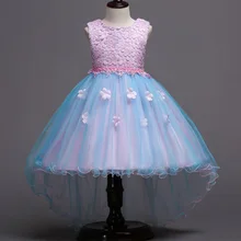 Г., кружевное платье с фатиновой юбкой для маленьких девочек, красивое платье с цветочным узором для свадебной вечеринки, платье для первого причастия детская одежда для девочек, Vestido