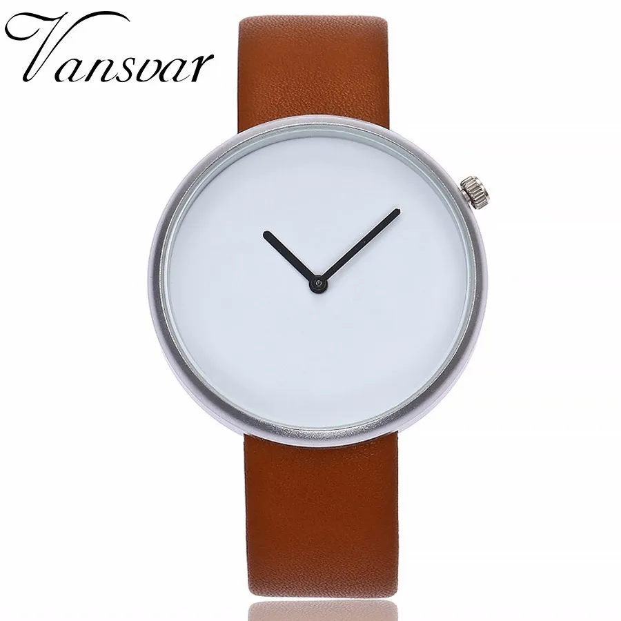 

Vansvar Brand Fashion Unisex Women Men Simple Design Wristwatches Luxury Sport Quartz Watch Clock Relogio Feminino Hot Sale