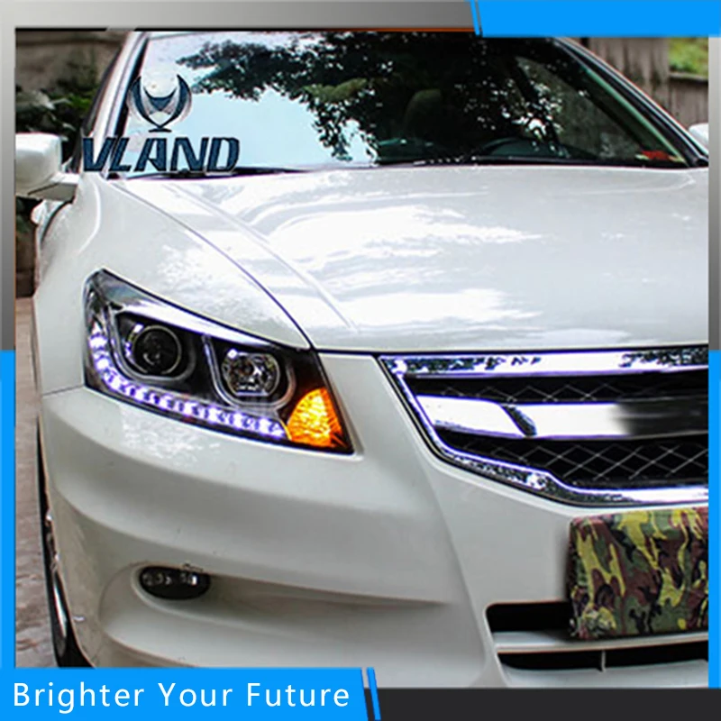 Car Styling Led Head lamp For Honda Accord 2008 2013 Headlight Assembly