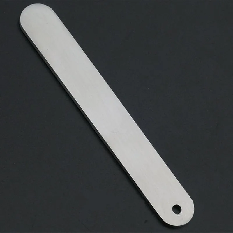 2 шт./лот нержавеющая сталь односторонняя бумага для шлифовки ногтей для маникюра Профессиональный токарный станок инструмент для маникюра и педикюра
