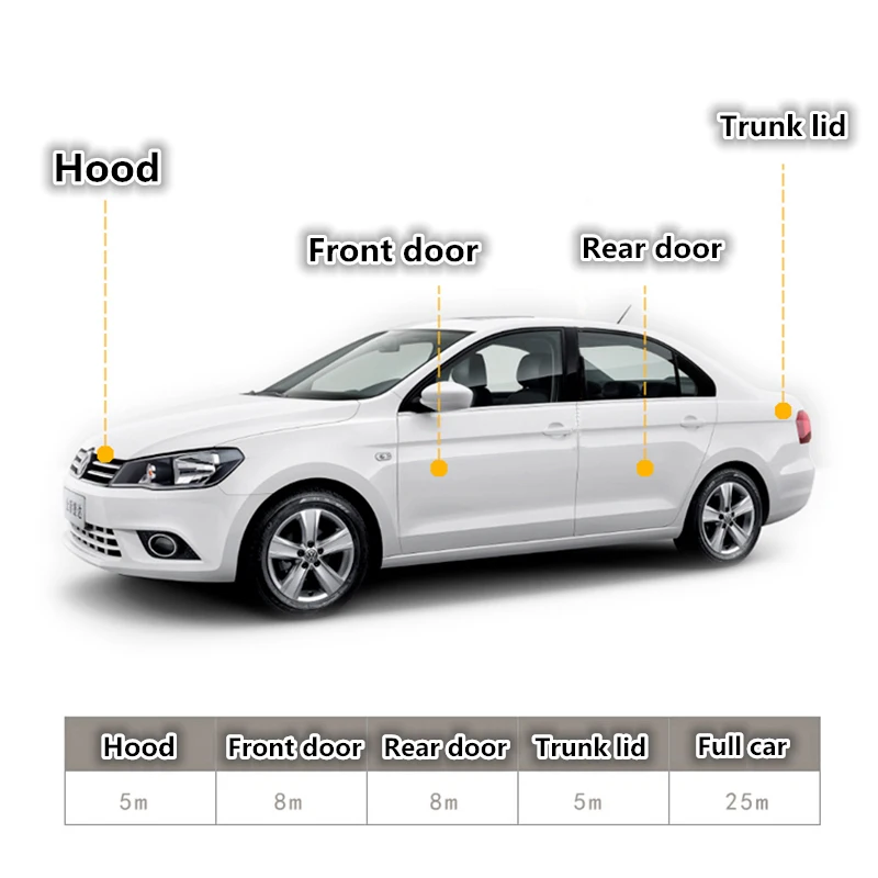 Car Stickers Door Seal Strips Sticker Protection Car Door Edge Guards Sound Insulation Seal Strip Rubber Seals Sound Insulation (7)