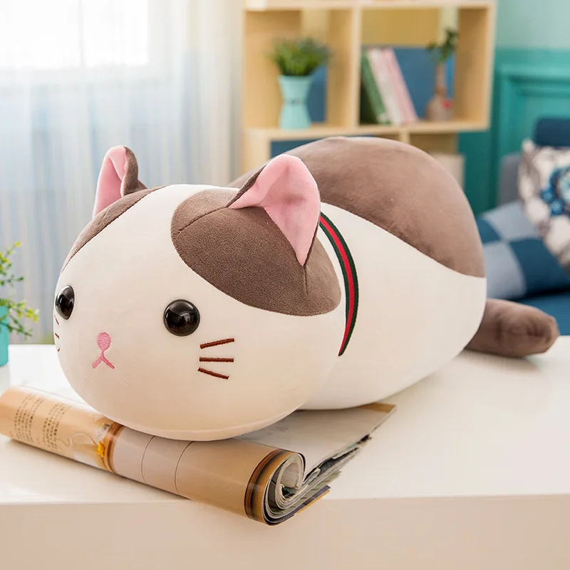 kawaii cat plush pillow