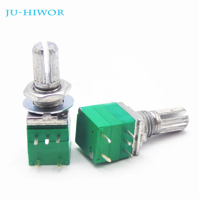 

5pcs RV097NS 5Pin Single Potentiometer Sealed With Switch Adjustable Resistance 5/10/20K 50K 100K 500K Ohm For Speaker Amplifier