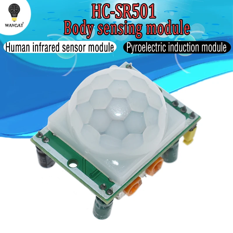 

WAVGAT HC-SR501 Adjust Infrared IR Pyroelectric Infrared PIR module Motion Sensor Detector Module We are the manufacturer