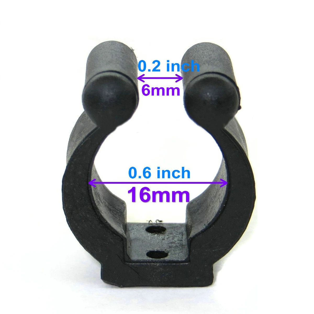 New 10Pcs/Set Plastic Club Clip Fishing Rod Pole Storage Rack Tip Clamps Holder Without Screws Fishing Rod Rack Fishing Tackle