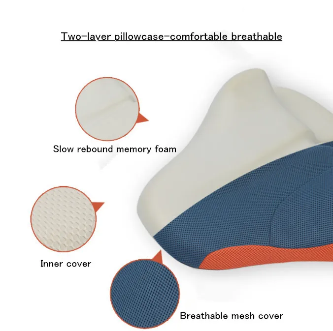 Автомобильная дышащая подушка для поясницы с эффектом памяти, подушка для спины и талии, подушка для путешествий, подушка для автомобильного сиденья, подушки для дома и офиса, облегчающие боль