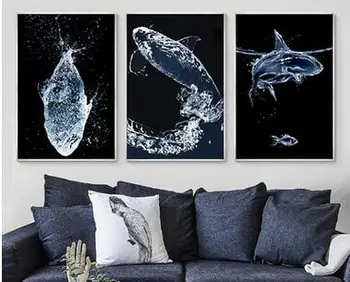 

The simplicity of modern abstract painting decorative painting corridor entrance vertical version of a mural painting