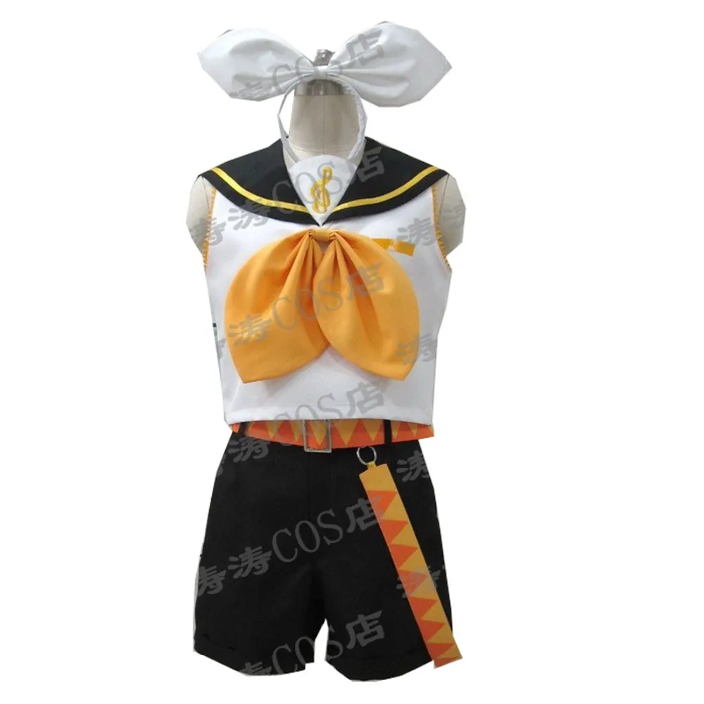 

2019 Vocaloid Rin Kagamine Cosplay Costume Custom Any Size Halloween