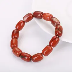 2019 модный натуральный камень янтарный браслет для Для женщин Для мужчин тигровый глаз аметисты Turquois Агат Бусины Йога эластичные браслеты
