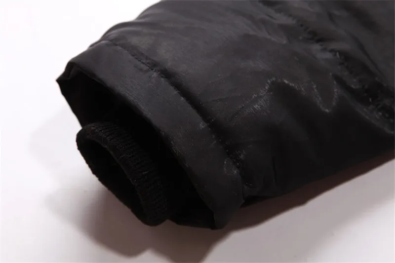 Черное высококачественное зимнее пальто Мужская удлиненная теплая куртка на утином пуху мужская повседневная ветрозащитная парка с капюшоном плюс Размер 6XL FYY057